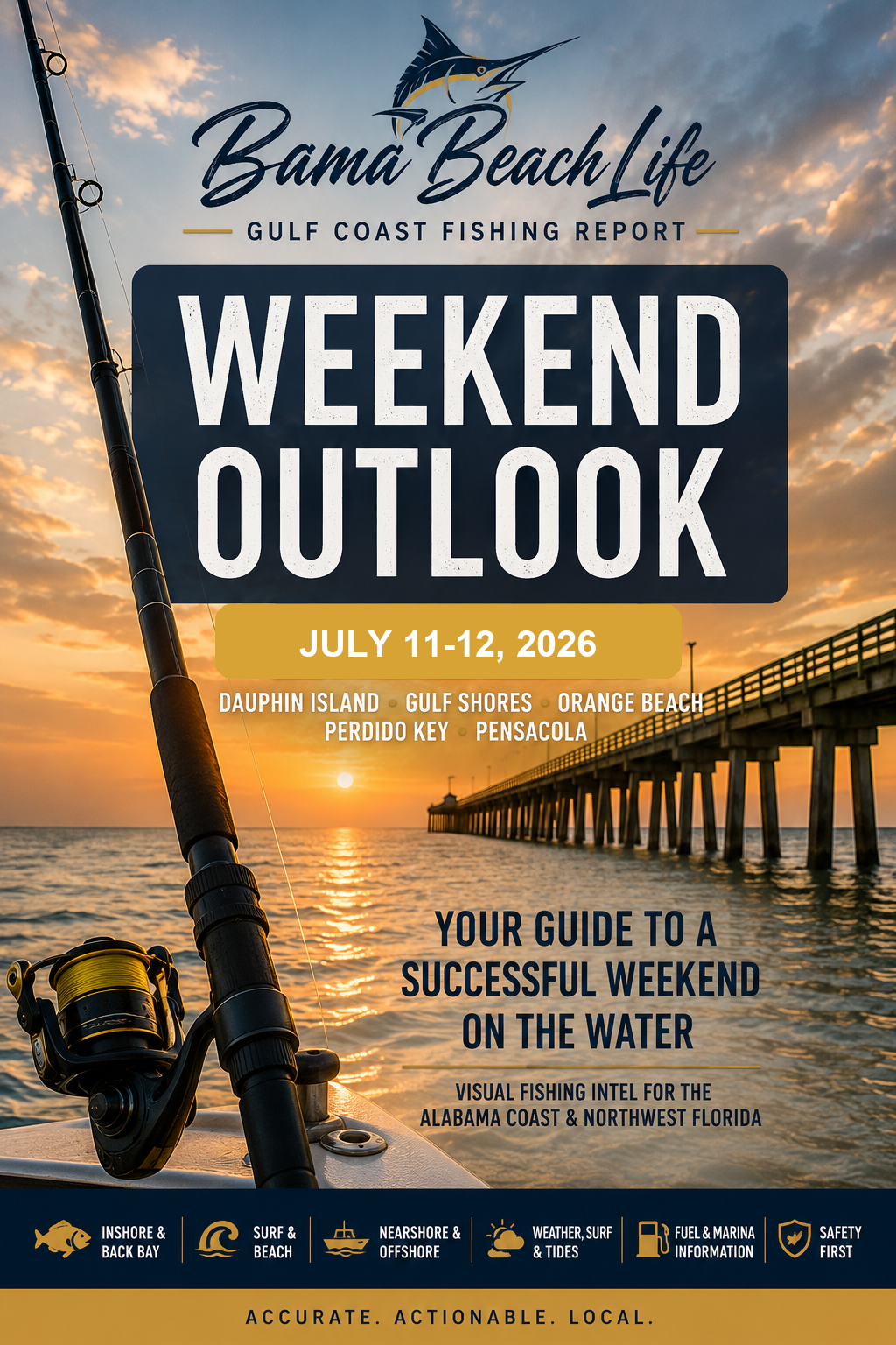 Gulf Coast Fishing Report cover for July 11-12, 2026